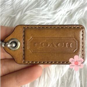 2.5" COACH Fob Bag Charm Hang tag Hangtag